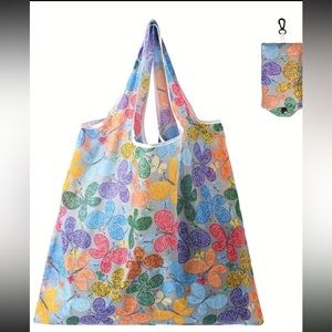 Colorful Butterfly Reusable Shopping Bag / Tote